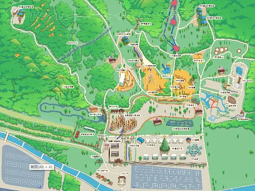 安福景区手绘地图在紧急疏散与救援中的重要作用 ？